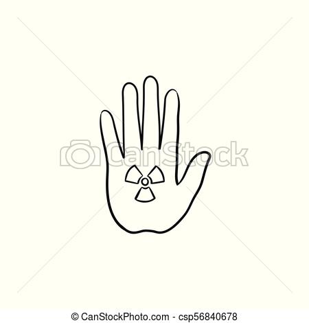 450x470 stop hand sign hand drawn sketch icon stop hand sign - Hand Drawn Drawings