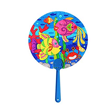 425x425 mixlite new concepts diy animals fish mini fan program - Hand Fan Drawing