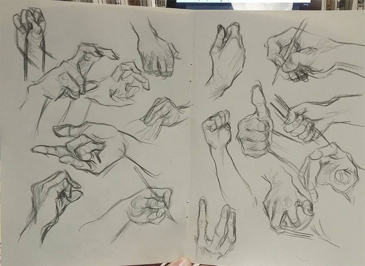 Hand Figure Drawing