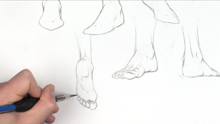 853x480 dynamic figure drawing volume hands and feet the gnomon workshop - Hand Figure Drawing