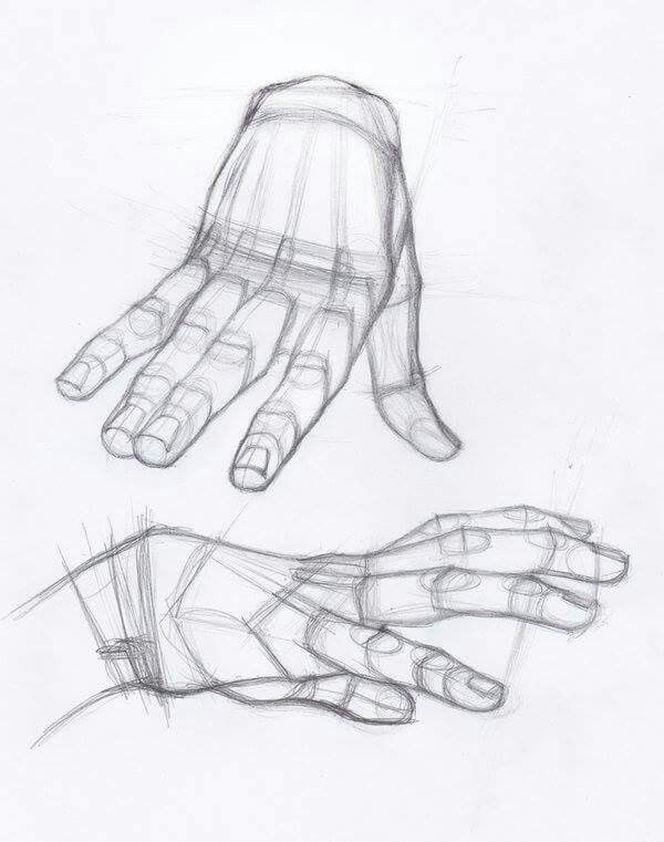 600x761 Hand Drawing Figure For Free Download - Hand Figure Drawing