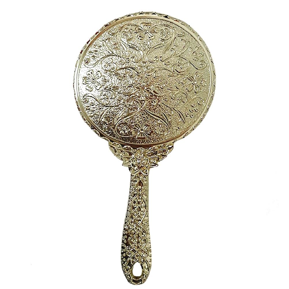 1001x1001 Vintage Style Round Vanity Hand Held Mirrors Purses Make Up Mirror - Hand Held Mirror Drawing