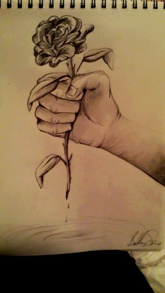 540x960 Hand Holding Rose Drawing Drawing Ideas In Drawings, Art - Hand Holding A Rose Drawing