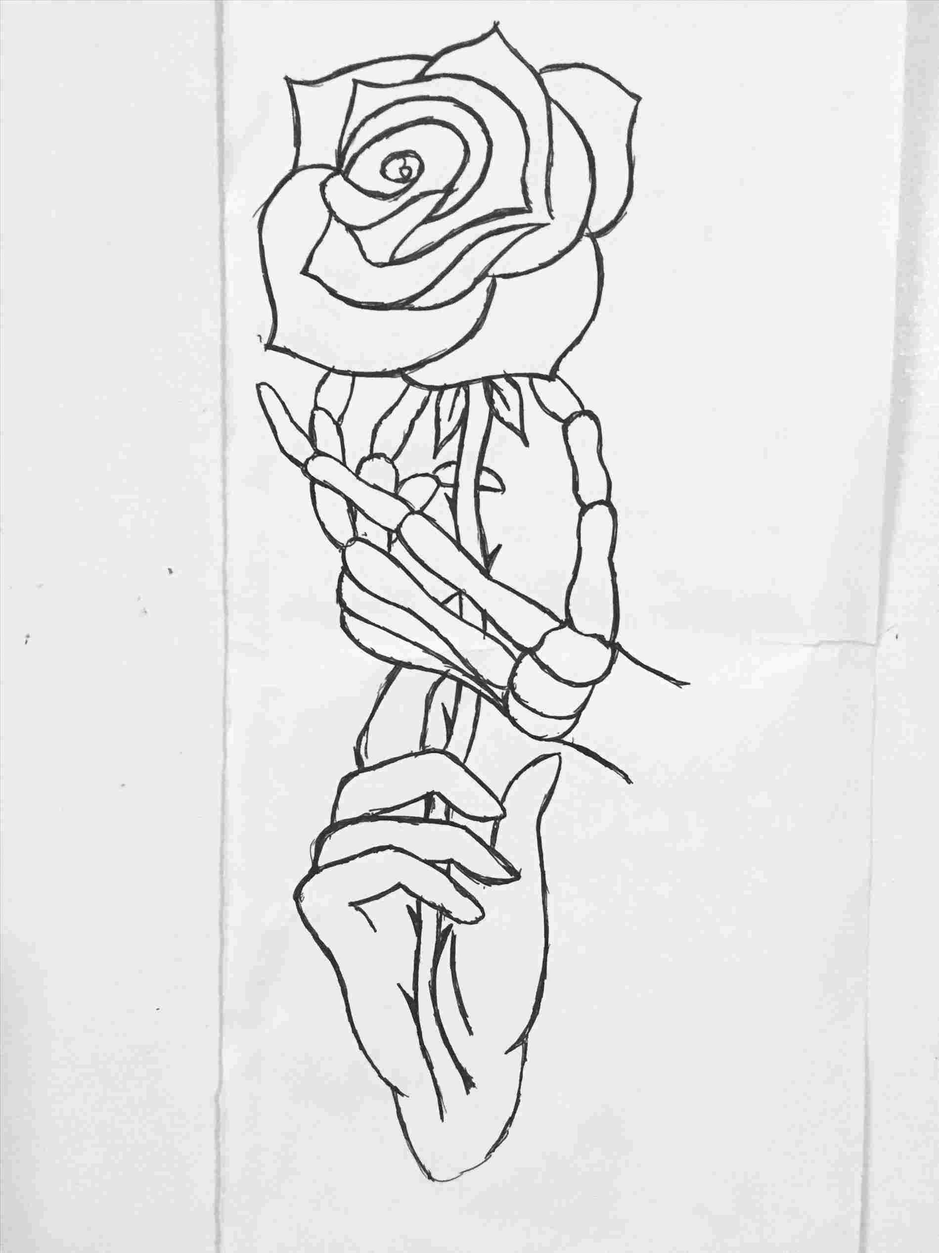 Hand Holding A Rose Drawing at PaintingValley.com | Explore collection