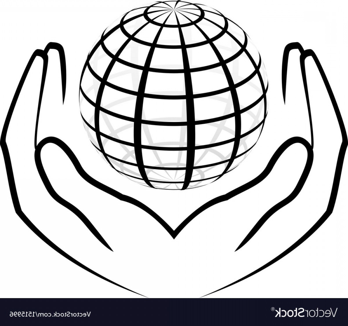 1200x1122 Hands Holding A Globe Vector Lazttweet - Hand Holding Earth Drawing
