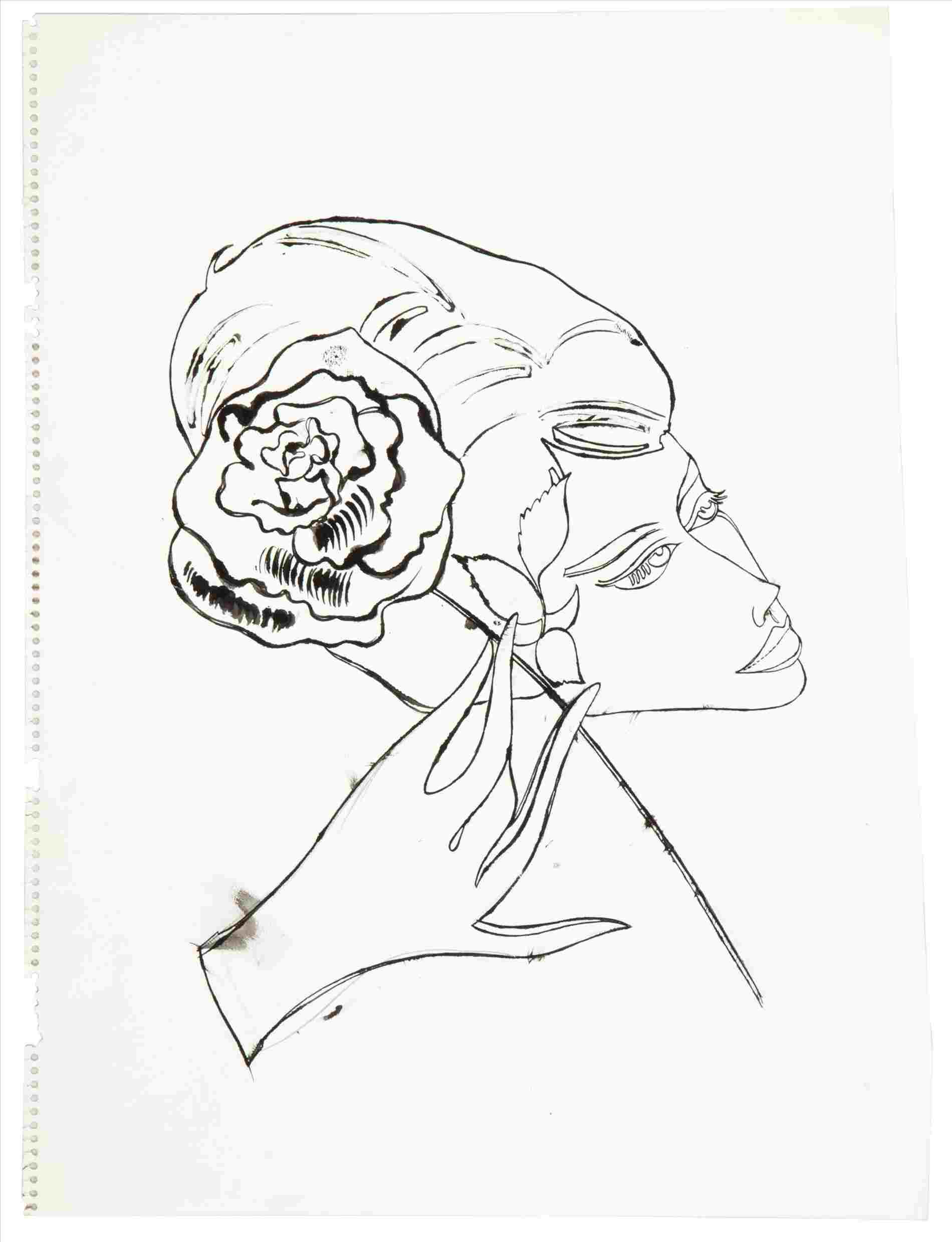 1900x2478 Skeleton Hand Holding Flower Drawing - Hand Holding Flower Drawing