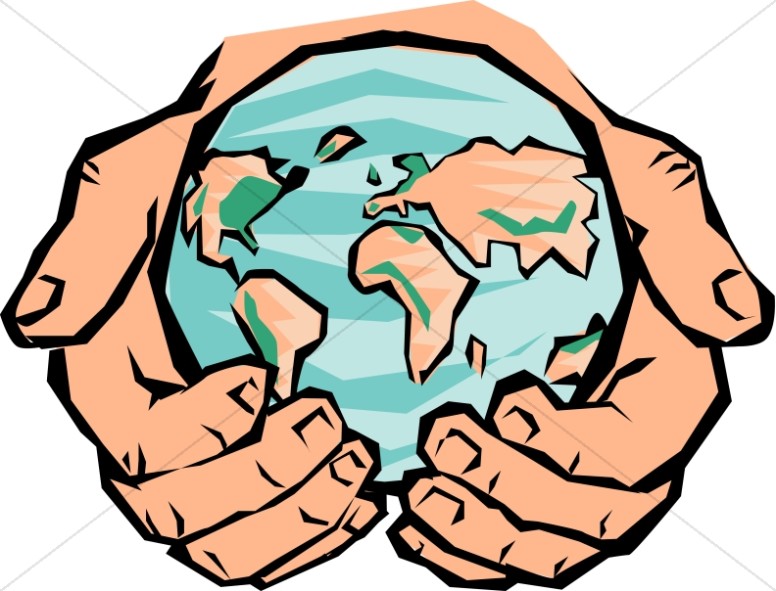 776x591 Globe Clipart Hands Holding Frames Illustrations Hd Images - Hand Holding Globe Drawing