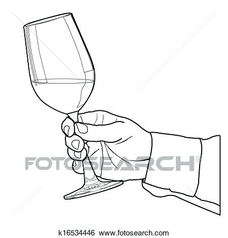 450x470 Hand Holding Glass Demo How To Draw A Hand Holding A Glass - Hand Holding Globe Drawing