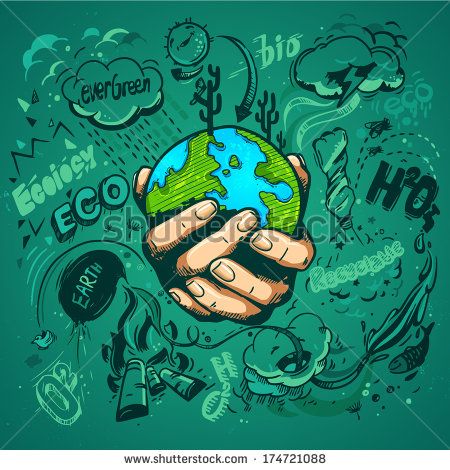 450x470 Human Hands Holding Earth, Save Earth Concept Favourites Save - Hand Holding Globe Drawing