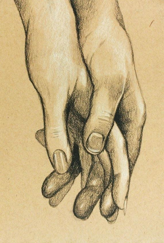 570x847 hand artwork hands hold hand drawings drawings hands drawings - Hand Holding Hand Drawing