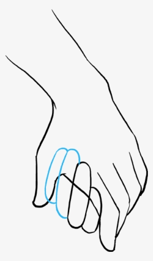 300x511 hand draw png, free hd hand draw transparent image - Hand Holding Hand Drawing