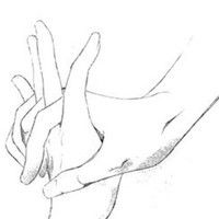 200x200 pinky promise drawing tumblr - Hand Holding Hand Drawing