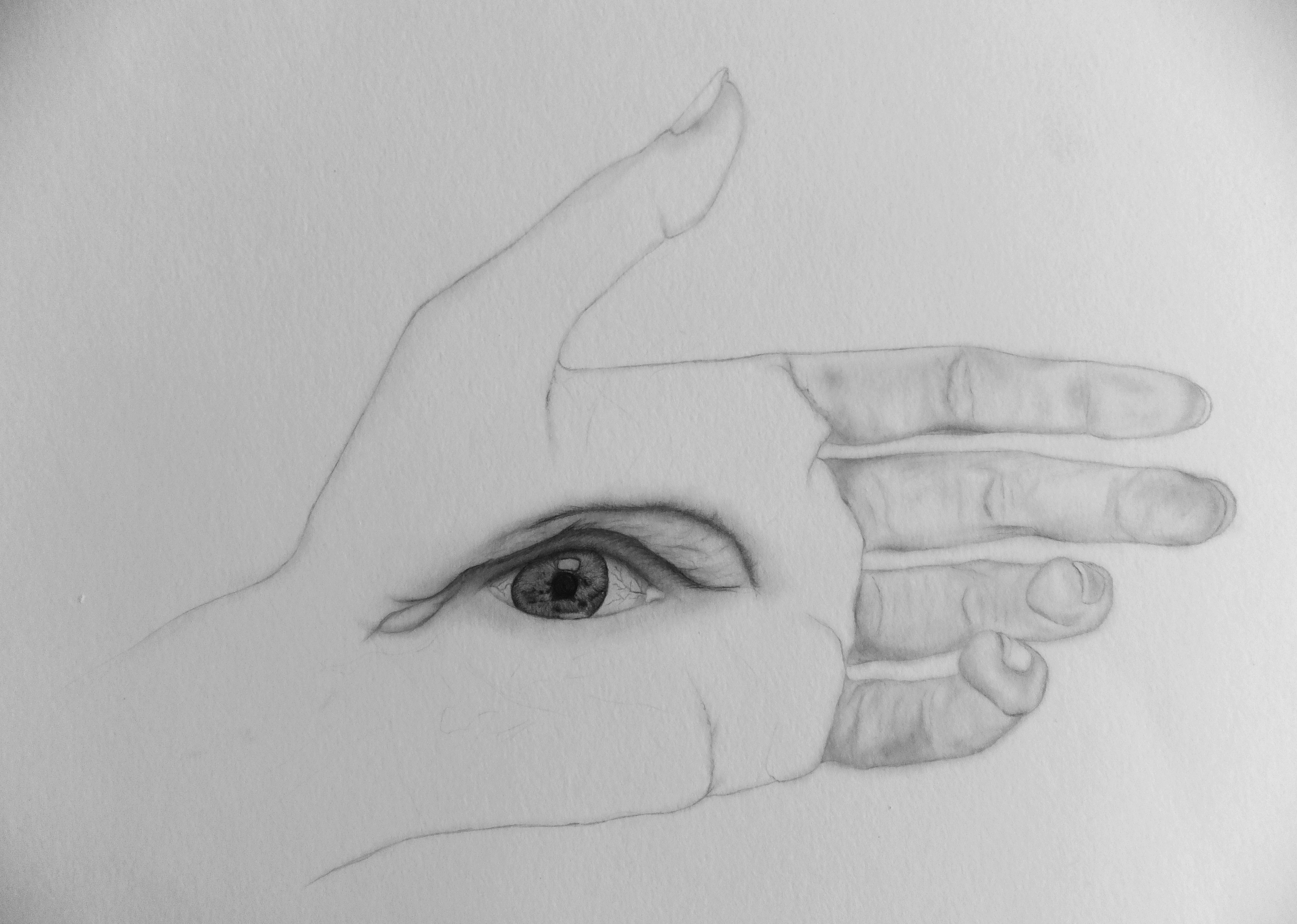 4608x3284 Hand Illusion Pencil Drawing Part - Hand Illusion Drawing
