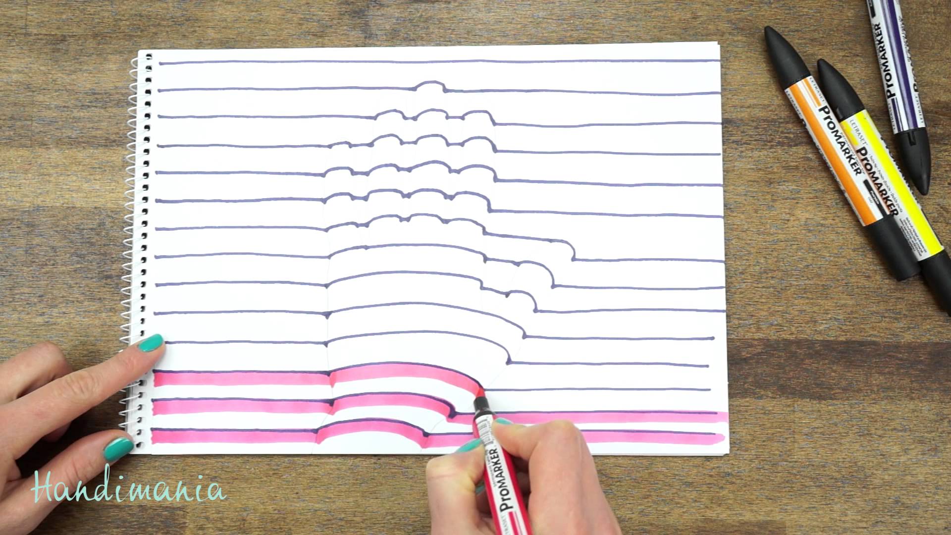 1920x1080 How To Draw Your Hand In The Kid Should See This - Hand Illusion Drawing