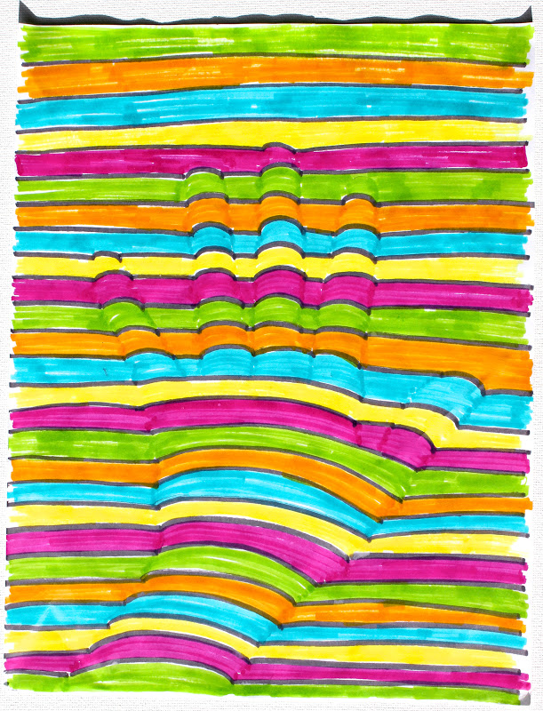 611x800 Pictures Hand Optical Illusion Art Project - Hand Illusion Drawing