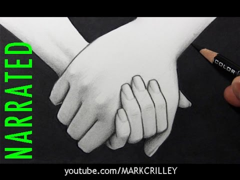 480x360 How To Draw People Holding Hands - Hand In Hand Drawing
