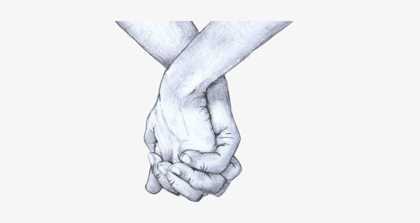 820x435 woo made it transparent idk holding hands drawing - Hand In Hand Drawing