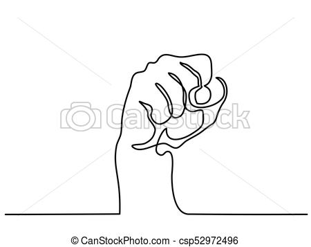 450x357 Continuous Line Drawing Vector Clipart Images - Hand Line Drawing