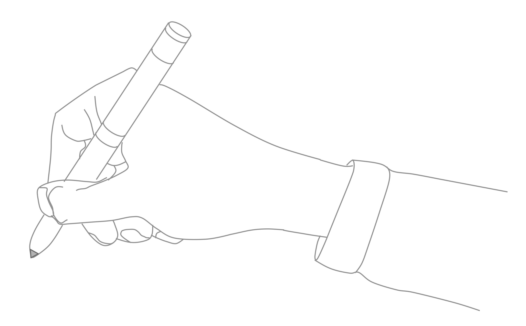 2154x1336 Between The Lines - Hand Line Drawing