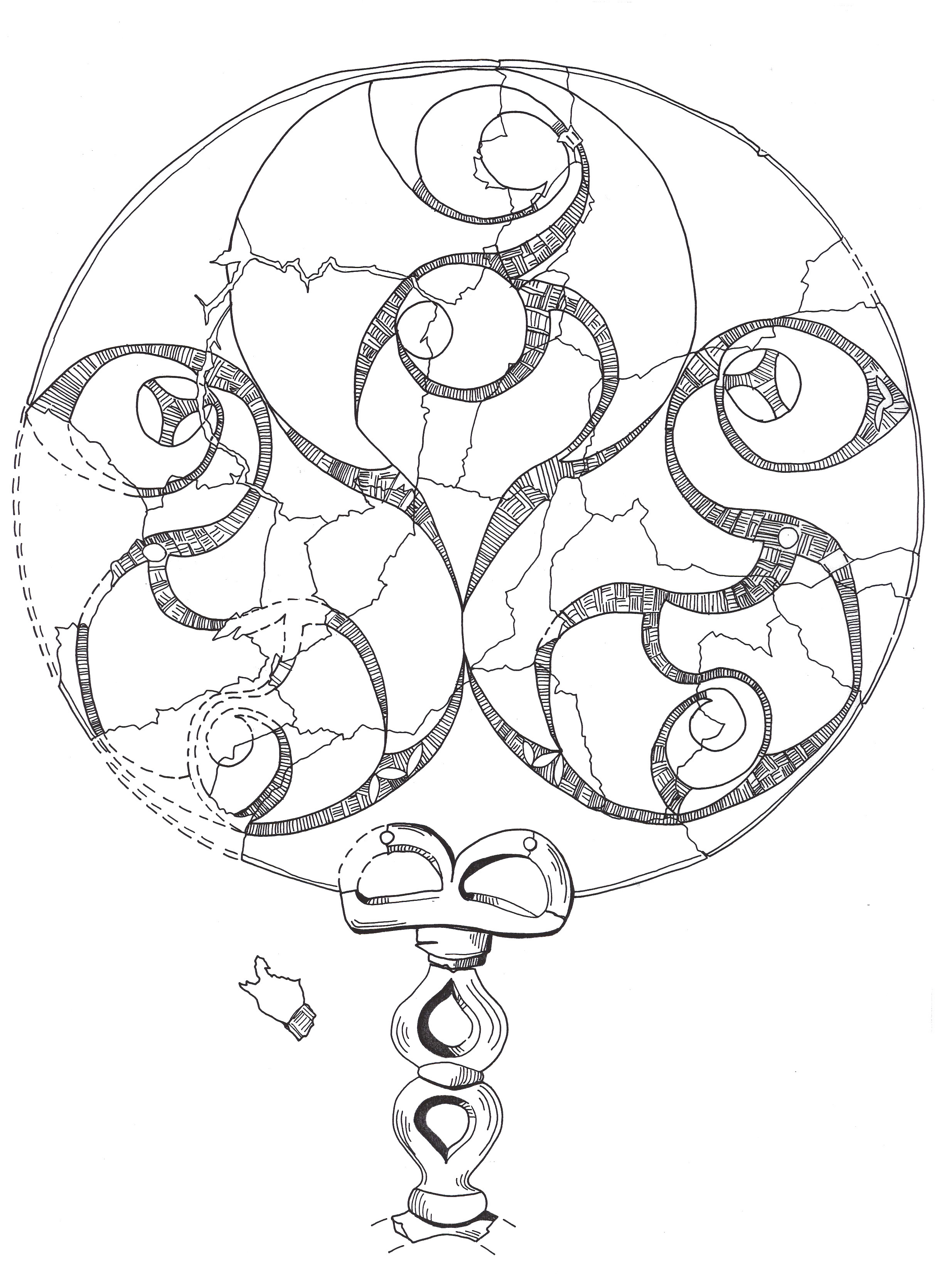 2425x3340 hand held out drawing broken hand mirror drawing at getdrawings - Hand Mirror Drawing