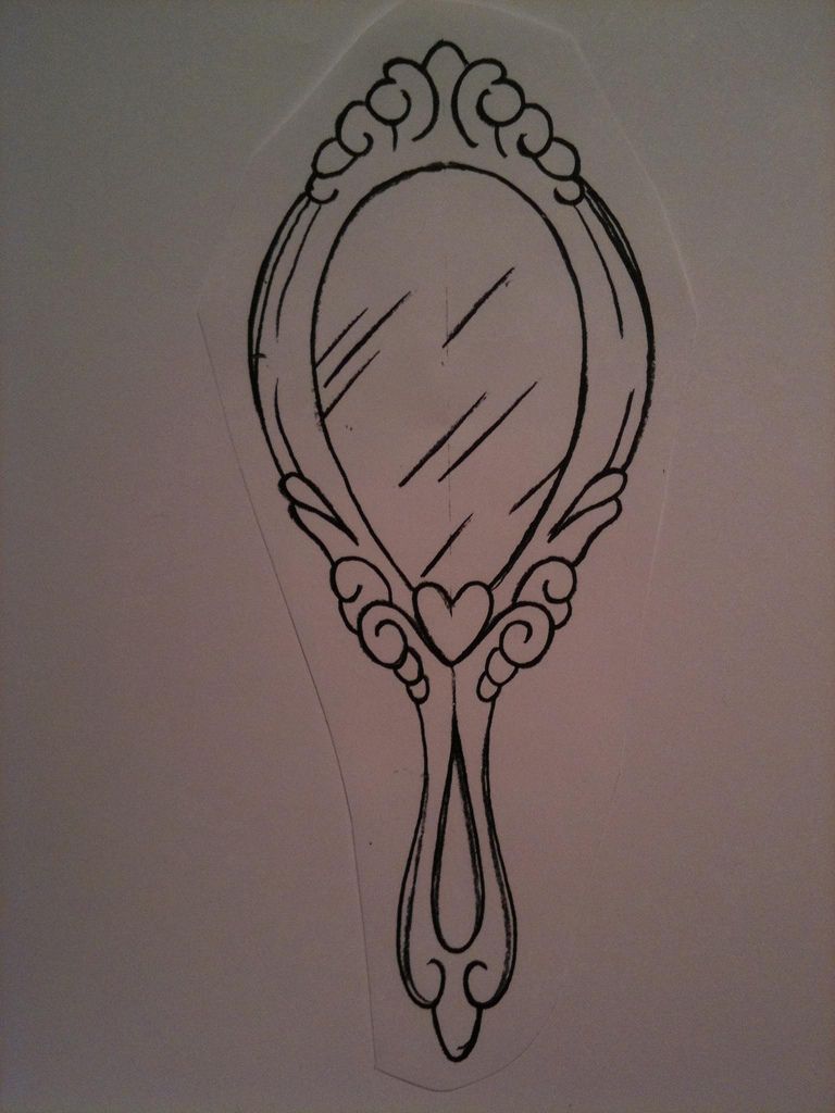 768x1024 de recherche d'images pour vintage hand mirror draw - Hand Mirror Drawing
