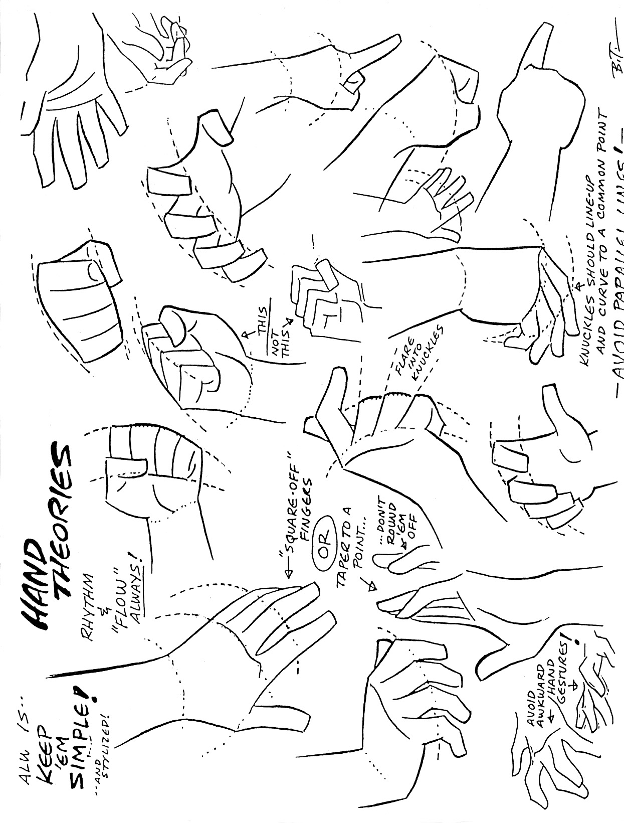 1245x1641 Animopus Hand Poses Galore! - Hand Model For Drawing