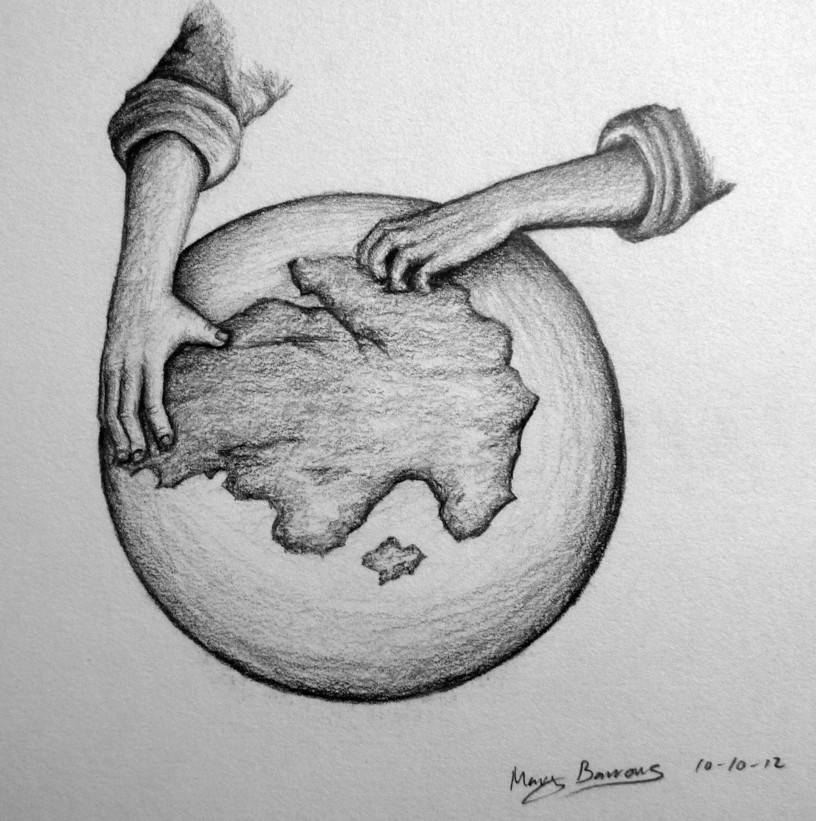 2664x2680 Hands Of The Aspiring Illustrator - Hand Of God Drawing
