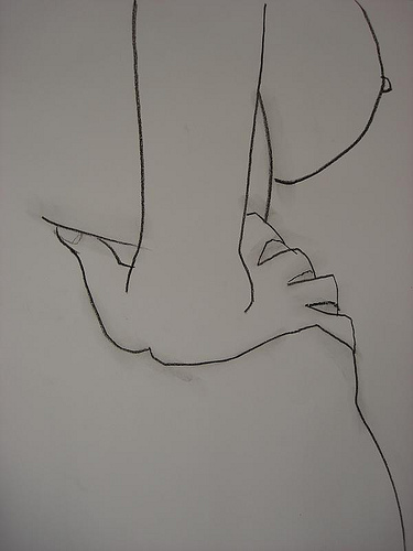 375x500 Hand On Hip Drawings - Hand On Hip Drawing