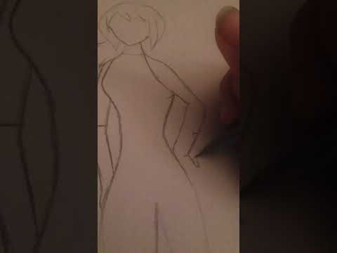480x360 How To Draw Anime Hand On Hip Step - Hand On Hip Drawing