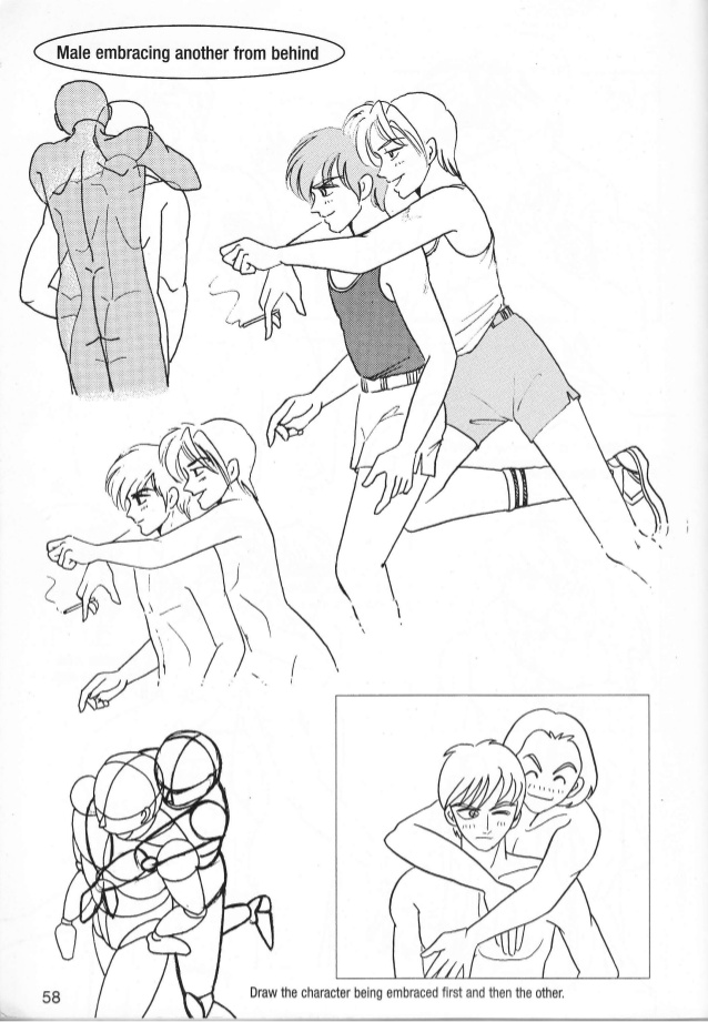 638x921 How To Draw Manga Drawing Couples - Hand On Hip Drawing