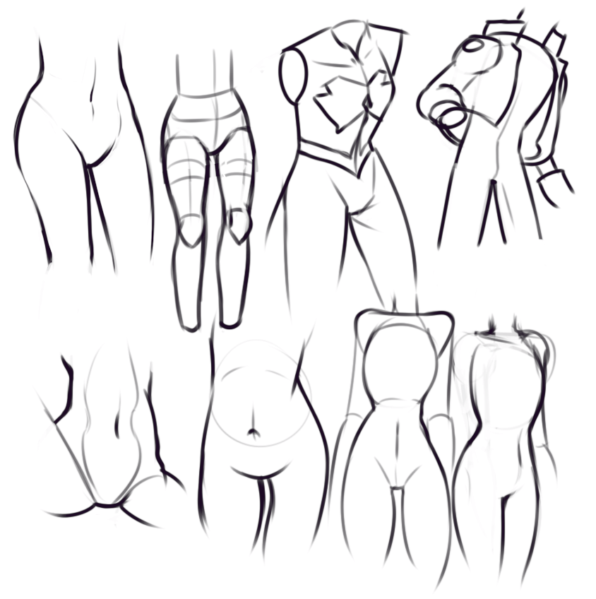 844x848 Drawing Drill - Hand On Hip Drawing