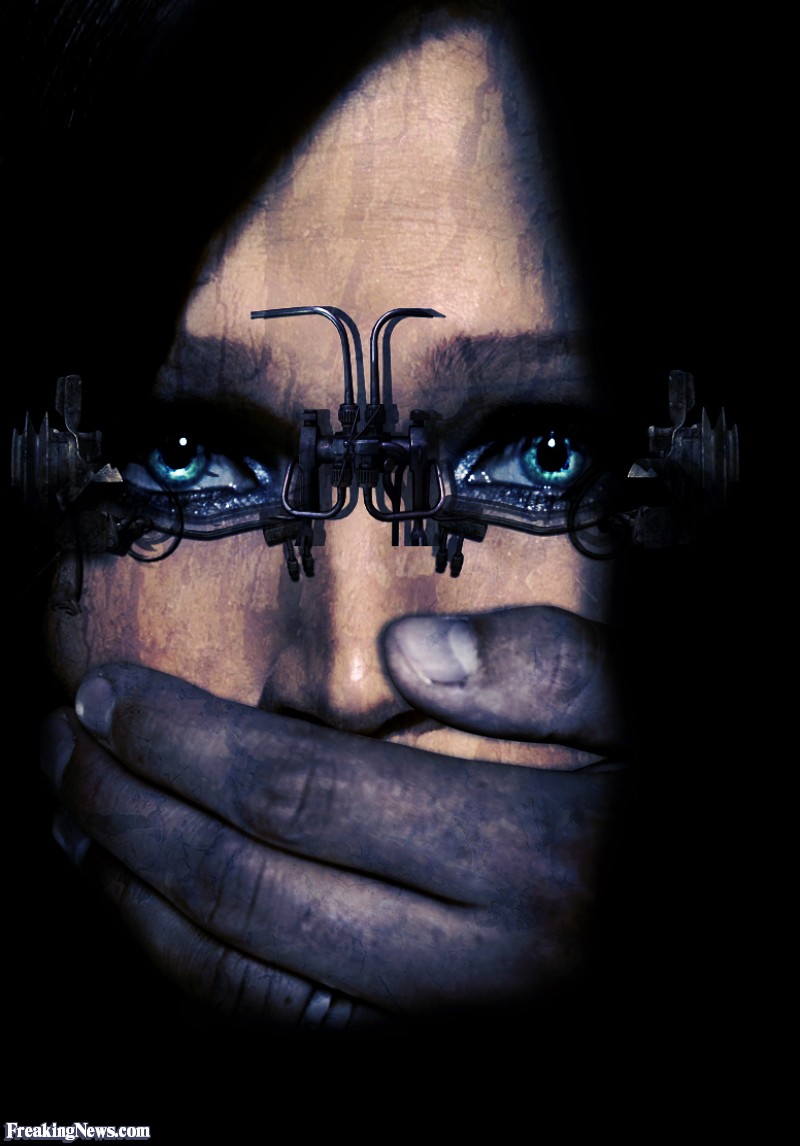 800x1146 Man's Hand Over Woman's Mouth Pictures - Hand Over Mouth Drawing