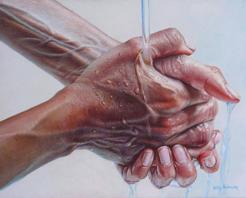 838x673 Hand Pencil Drawing - Hand Pencil Drawing