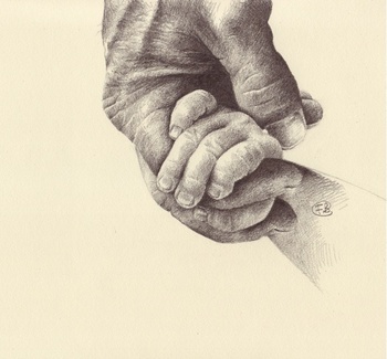 350x325 P D Cpy Handscapes - Hand Pencil Drawing