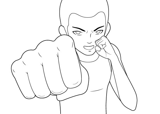 560x400 How To Draw Anime Manga Tutorials - Hand Perspective Drawing