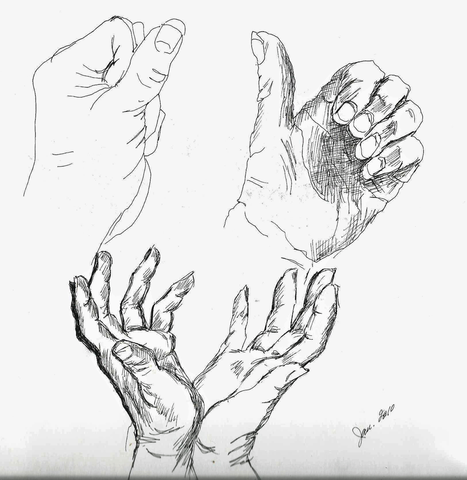 1622x1668 Hands And Feet Stafford Artworks - Hand Positions Drawing