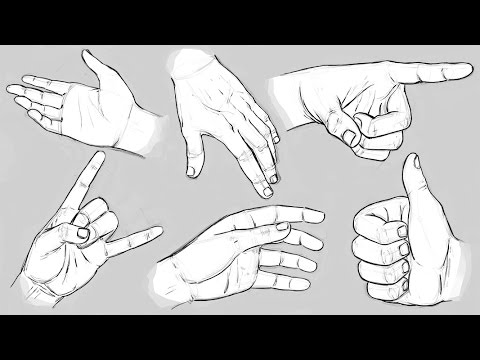 480x360 How To Draw Hands - Hand Positions Drawing