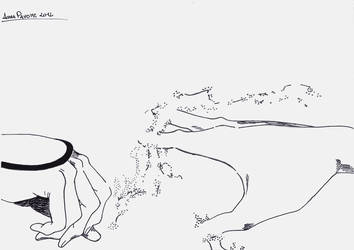 354x250 Reaching Out My Hand To You - Hand Reaching Out Of Water Drawing