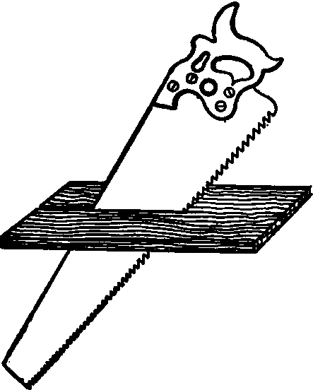 443x552 hand saws rip saw and crosscut saw - Hand Saw Drawing