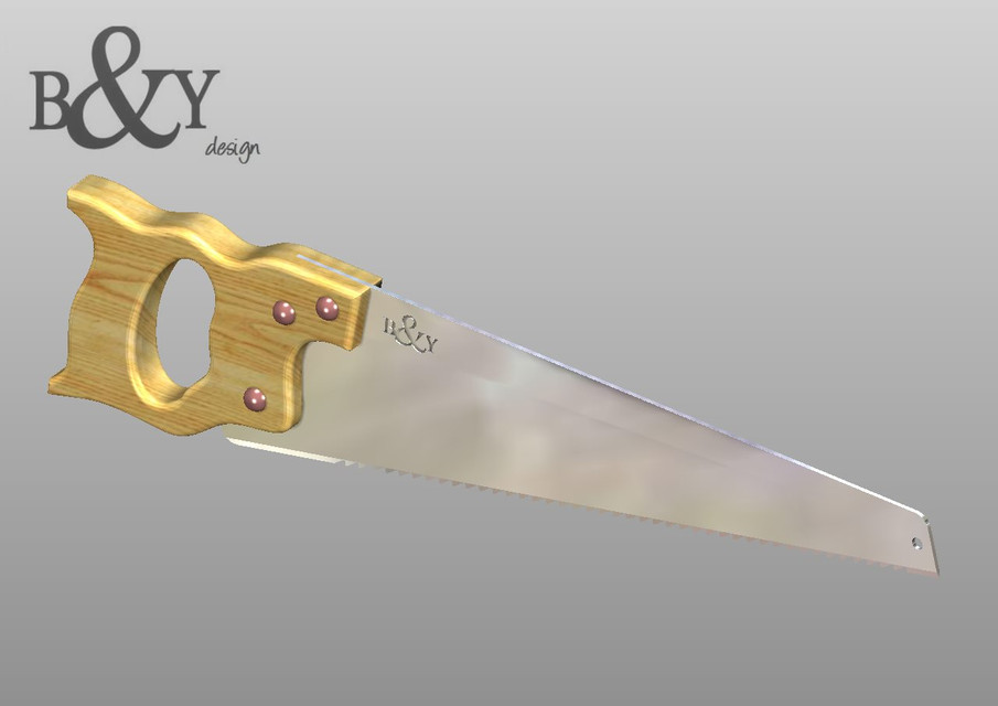 905x640 hand saw cad model library grabcad - Hand Saw Drawing