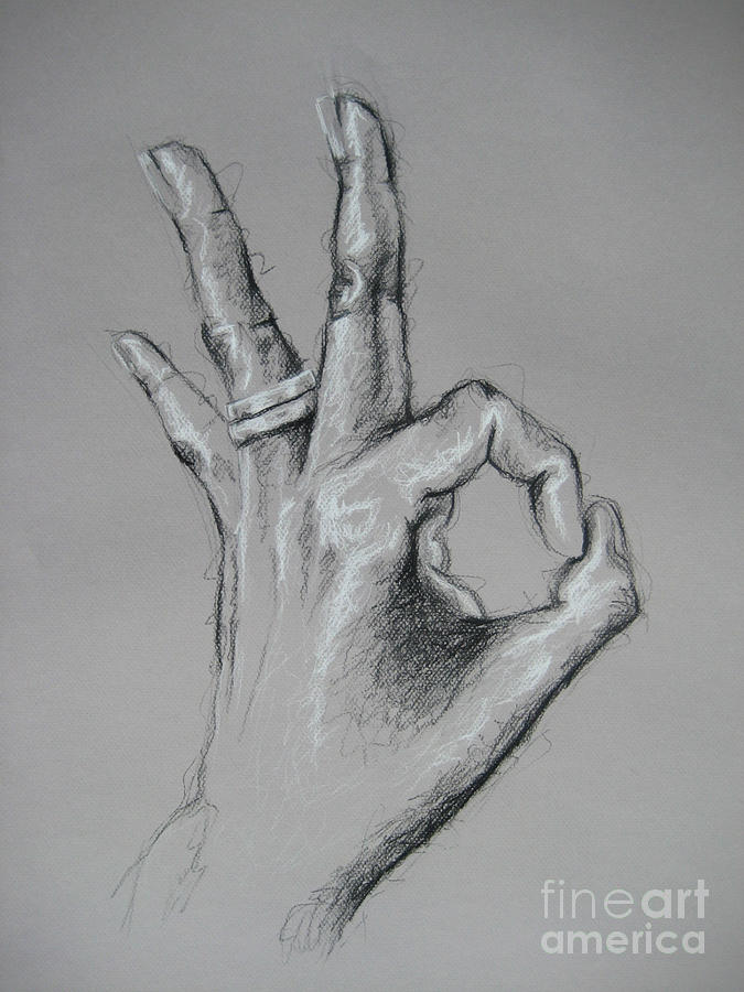 675x900 hand study drawing - Hand Study Drawing