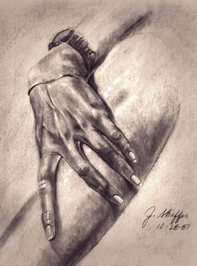 665x900 hand study drawing - Hand Study Drawing