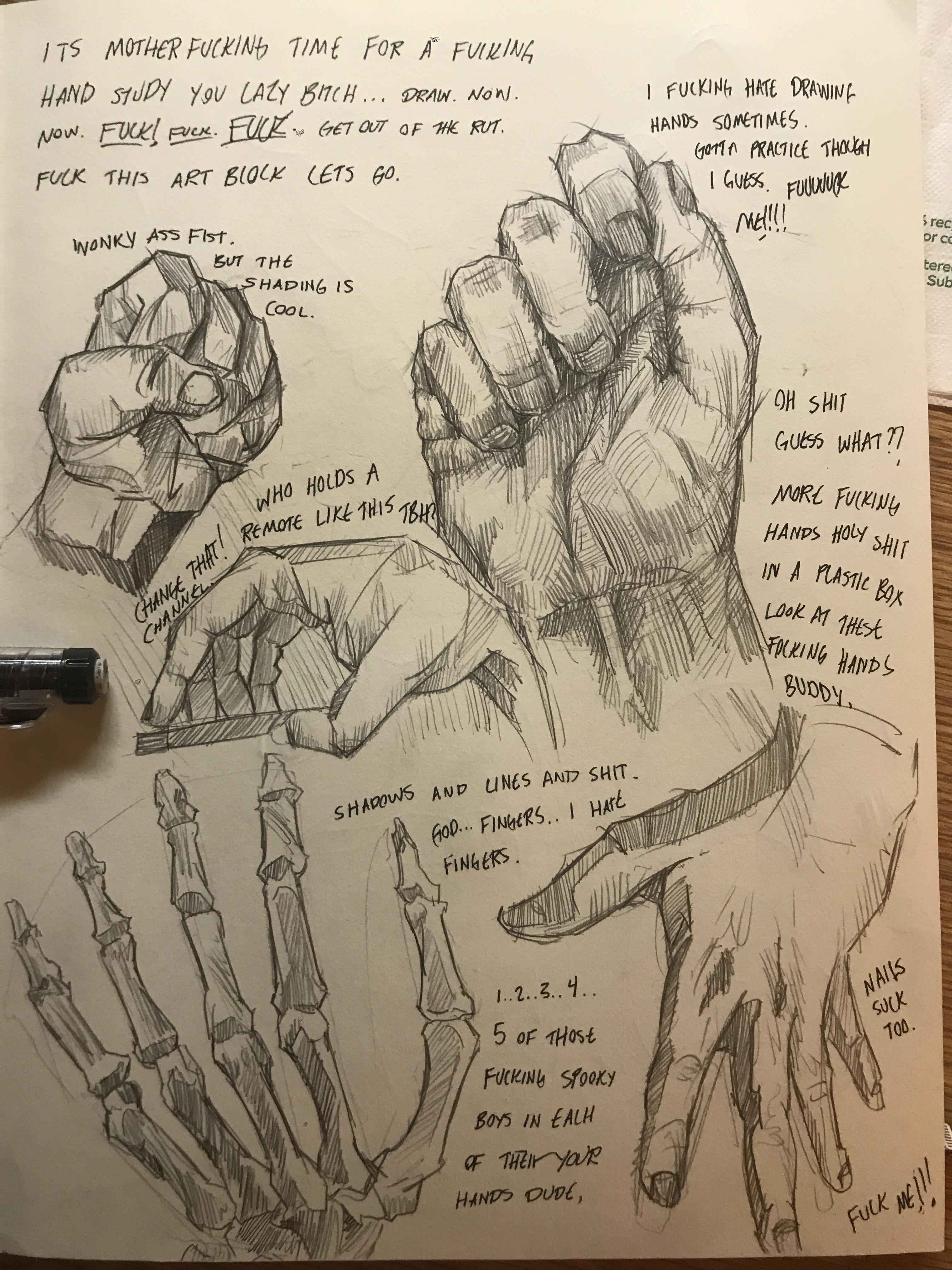 Hand Study Drawing at Explore collection of Hand Study Drawing