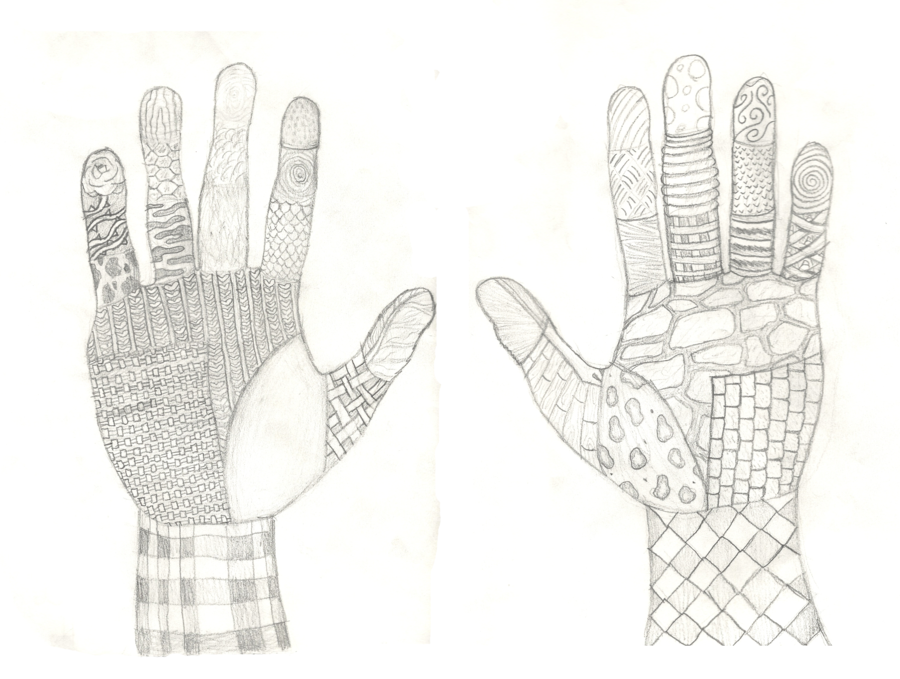 900x679 texture of hands grace quinton - Hand Texture Drawing