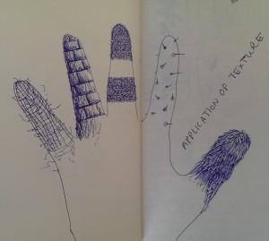 300x269 Art Activity Learn About Texture Artist Strong - Hand Texture Drawing