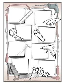 270x350 hand tool identification safety worksheet - Hand Tools Drawing