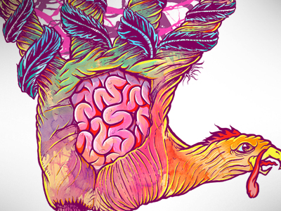 400x300 Crazy Hand Turkey - Hand Turkey Drawing