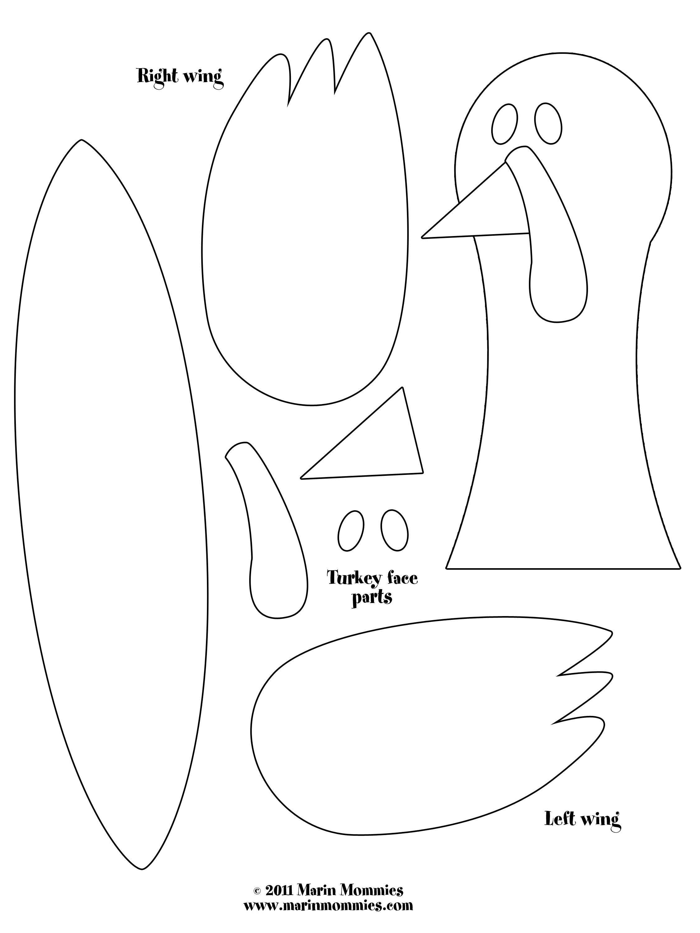 2250x3000 Create A Cute Pumpkin Turkey Centerpiece For Thanksgiving Marin - Hand Turkey Drawing Template