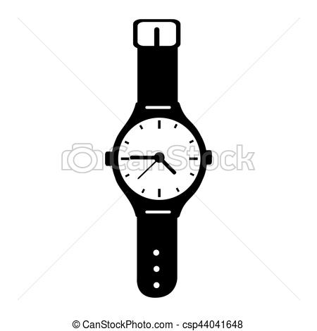 450x470 Hand Watch Isolated Icon Vector Illustration Design - Hand Watch Drawing