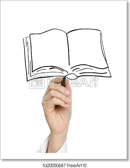 450x580 Free Art Print Of Hand With Pencil Drawing Freeart - Hand With Pencil Drawing